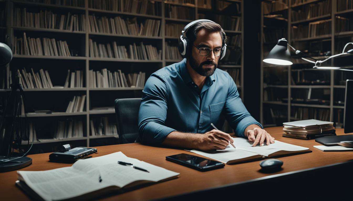 Effective use of background music in audiobooks