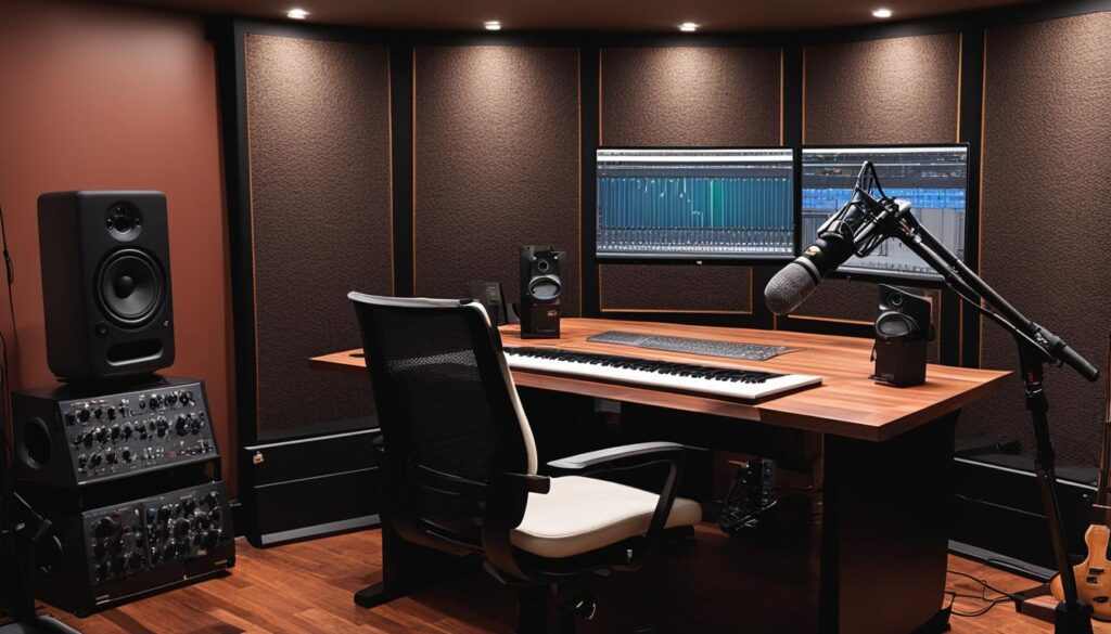 Audiobook narrator home studio setup