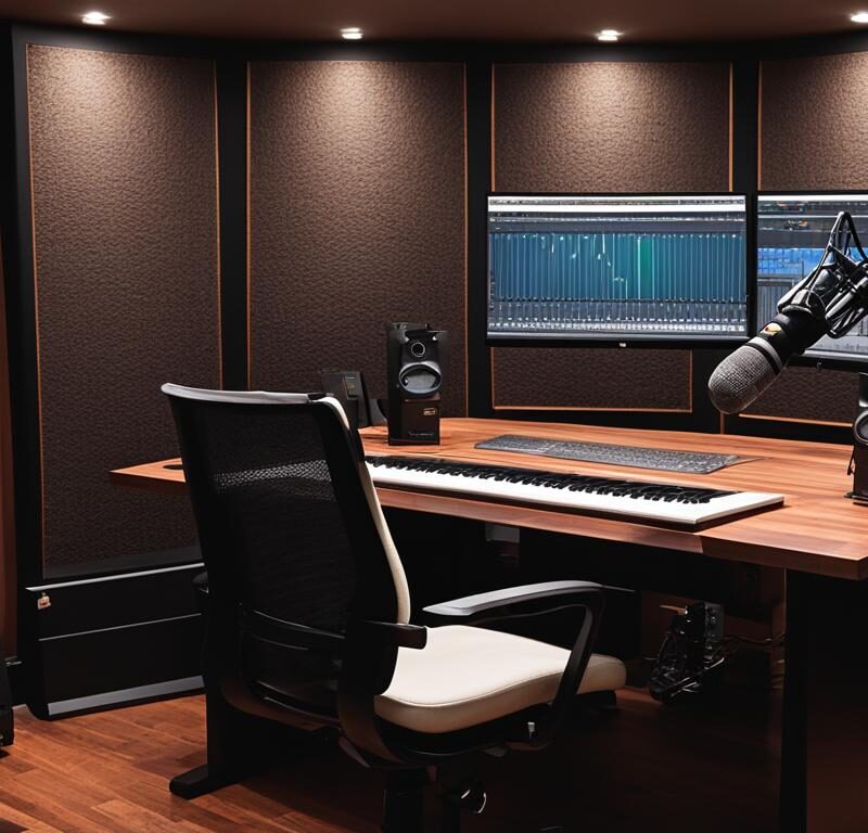 Audiobook narrator home studio setup